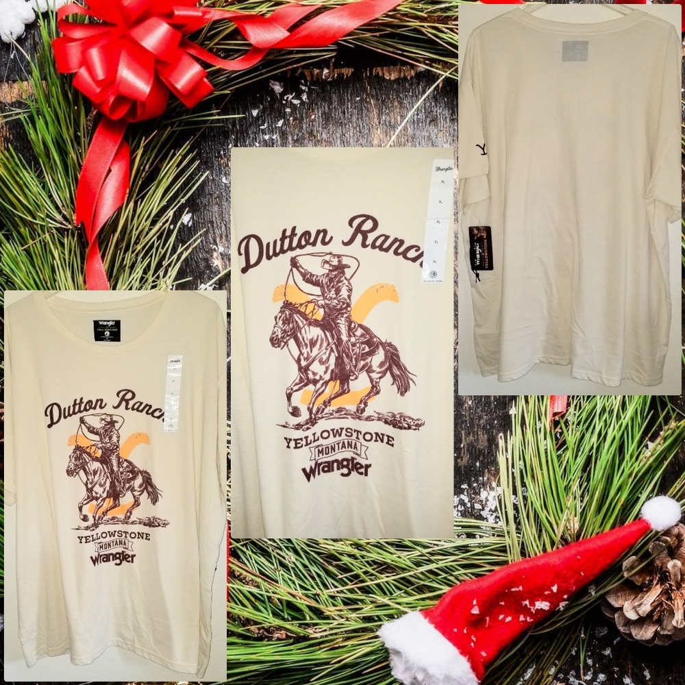 NWT  WRANGLER YELLOWSTONE DUTTON RANCH T SHIRT SIZE XL